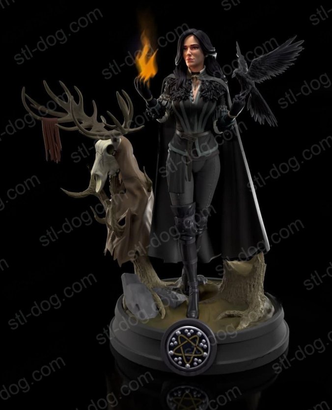 叶奈法 巫师3 3D打印图纸